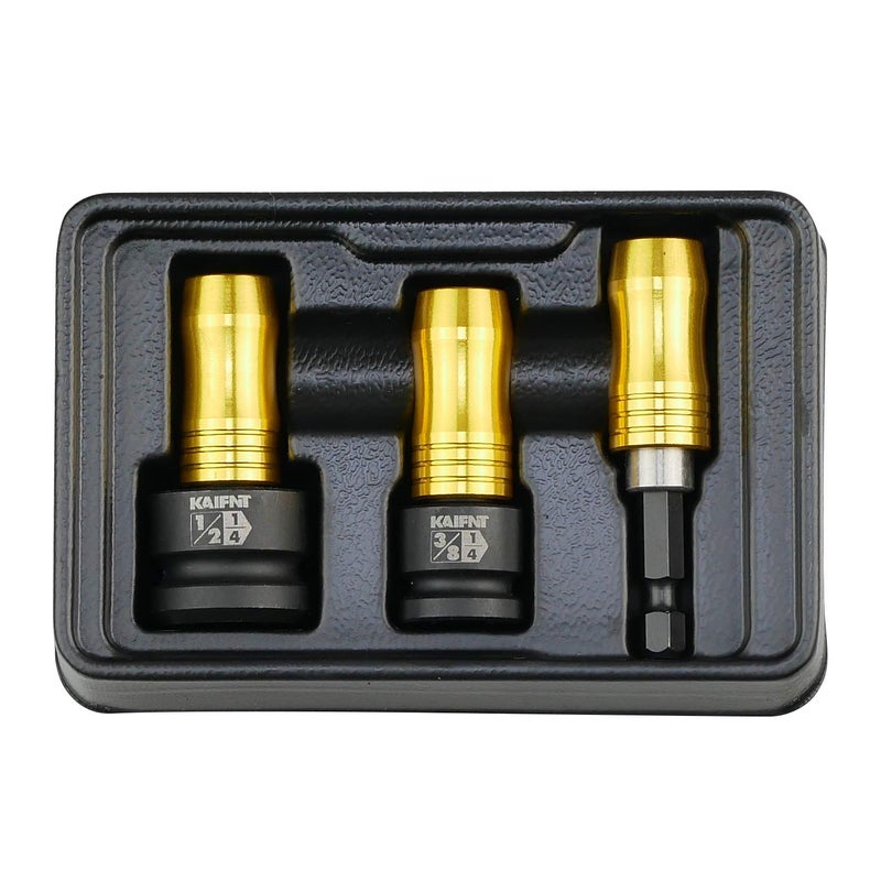 KAIFNT K354 Magnetic Screwdriver Bit & Screw Holder Socket Adapters, 3-Piece - Image 4